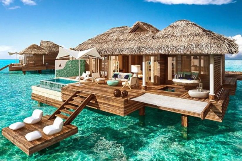 New Overwater Bungalows In Jamaica Are What Dreams Are Made Of - YouTube