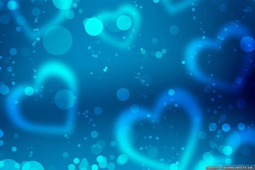 Blue heart for birthday wallpapers and images - wallpapers, pictures .