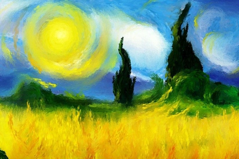 2000x1501 Impressionist painting : Claude Monet Paintings HD Wallpapers -  Claude Monet Painting : Landscape at Vetheuil, 16