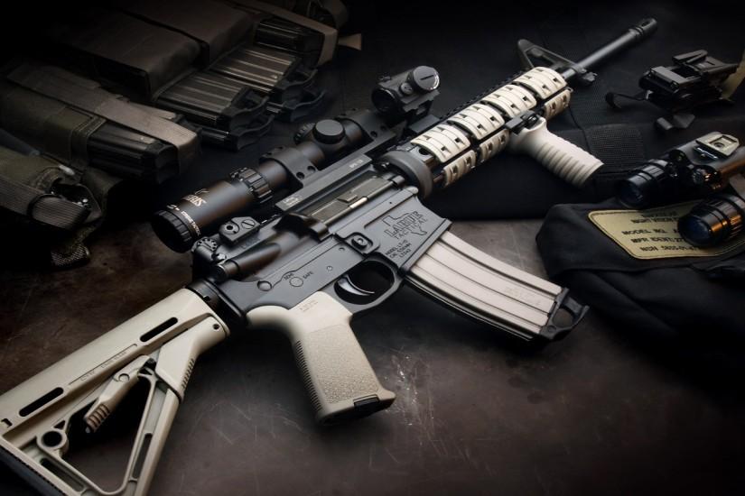 M4A1 weapon gun military rifle police f