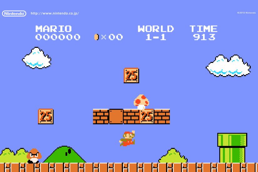 Mario Bros - tapety na pulpit - FD