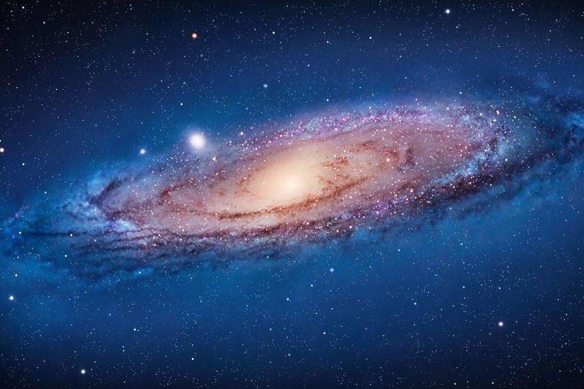 New Mac OS X Lion Galaxy of Andromeda Space Wallpaper from WWDC