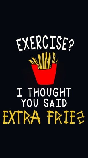 love for fries- @mobile9 | iPhone 6 funny wallpapers, backgrounds, quotes &