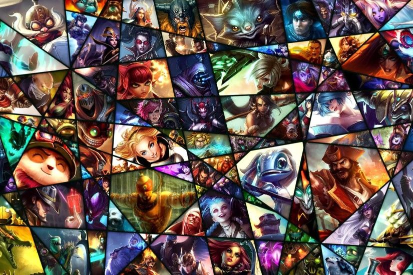 League of Legends Wallpaper featuring the 119 currently released champions!