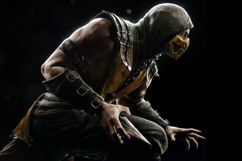 Mortal Kombat X: Scorpion Ready to Kill 2880x1800 wallpaper