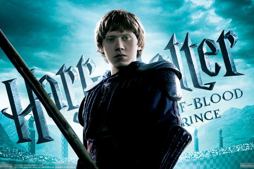 Harry Potter and the Half-Blood Prince - Wallpaper with Rupert Grint. The  image measures 1920 * 1200 pixels and was added on 18 June