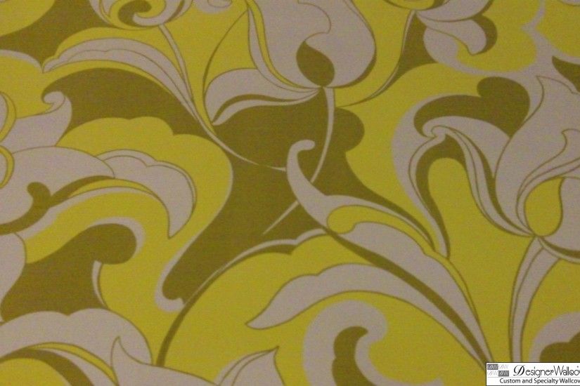 DIG-14012 | 1960's Vintage Swirl Wallpaper - Pattern Design Lab