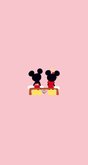 wallpaper, mickey mouse and minnie mouse image on We Heart It