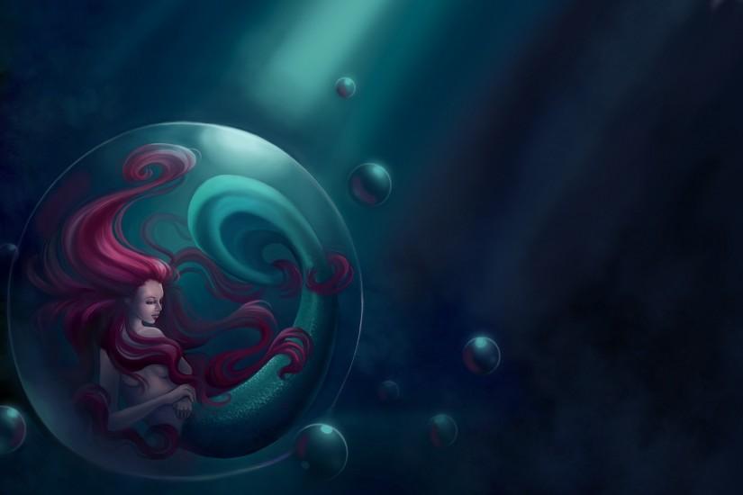 artwork, Fantasy Art, The Little Mermaid Wallpaper HD