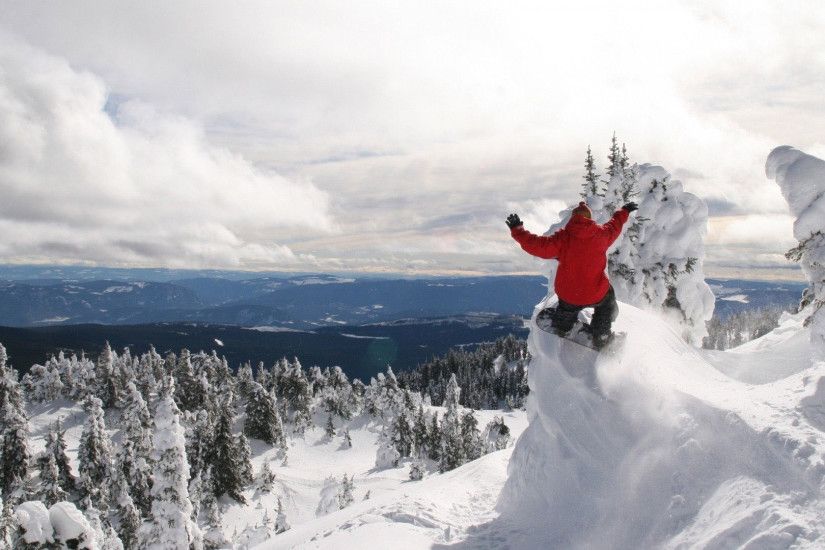 3840x2160 Wallpaper snowboard, extreme, winter, descent