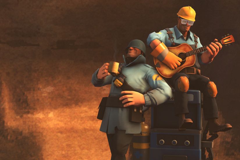 Team fortress 2 wallpaper soldier and engie chill wallpapers.