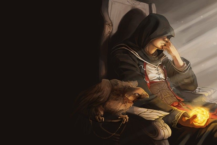 Altair Ibn La Ahad Apple Of Eden Artwork Assassins Creed Video Games