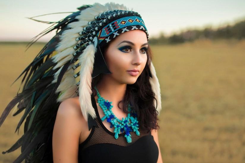 Native american woman Widescreen Wallpaper - #10531