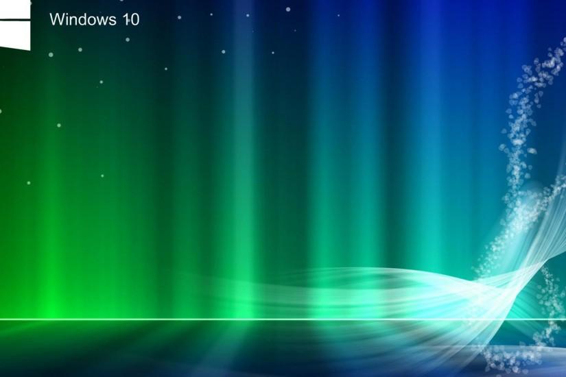 Windows 10 Wallpaper 1080p Full HD Abstract with Logo - HD-Desktop