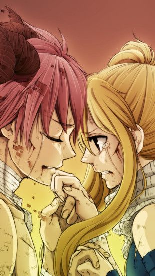 Natsu X Lucy, Fairy Tail, Tears, Scarf, After Fight