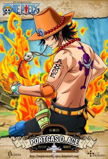 Tags: Anime, Onepieceworldproject, ONE PIECE, Portgas D. Ace, Mobile  Wallpaper