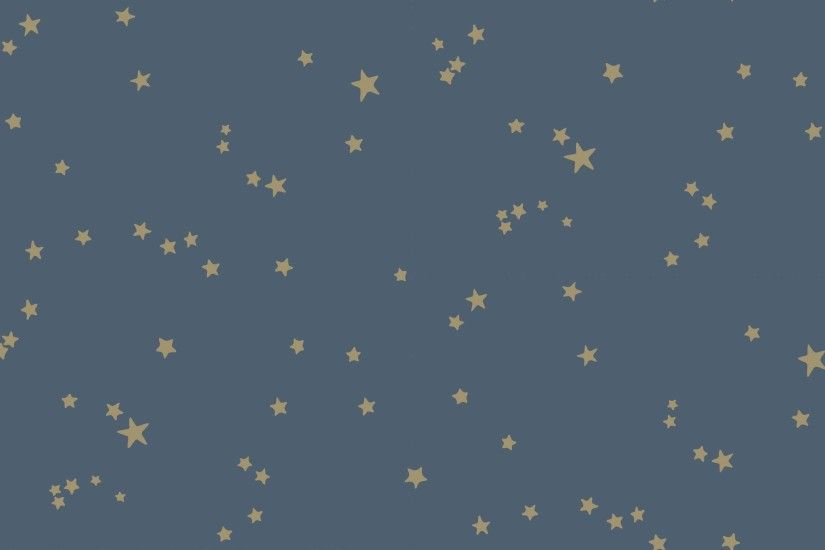 Stars Wallpaper Midnight Blue