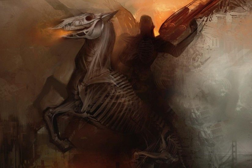 Gallery of Great Angel-Skull-Wallpaper – skull-wallpaper -bones-grunge-art-horse-abstract-horses-skeletons-artwork-images Picture