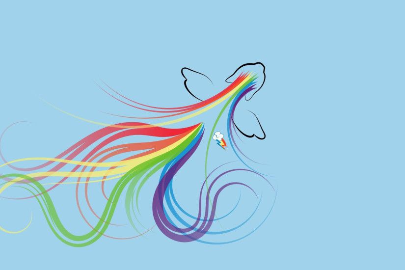 Rainbow Dash - My Little Pony wallpaper - Minimalistic wallpapers .
