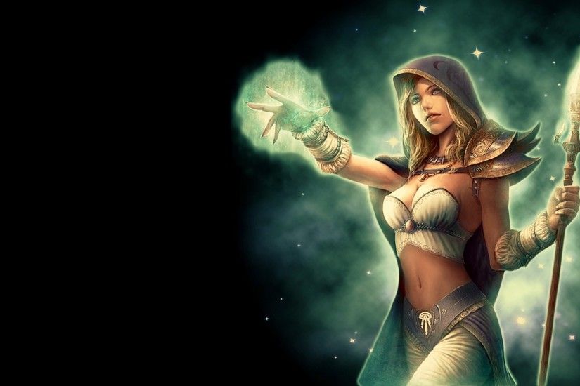 Wallpaper Humaine Mage by Ant0ineM Wallpaper Humaine Mage by Ant0ineM
