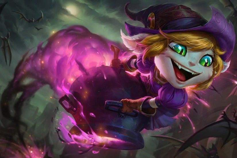 Video Game - League Of Legends Tristana (League Of Legends) Halloween  Bakgrund