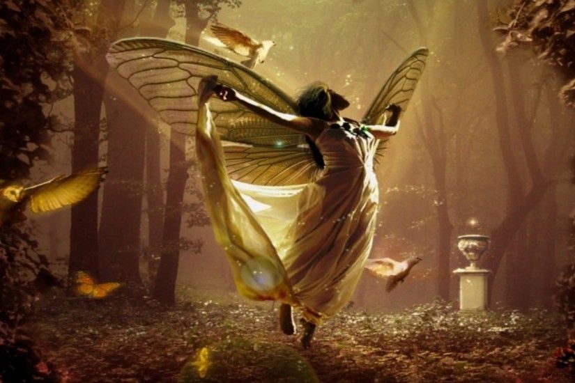 Fantasy - Fairy Forest Wallpaper