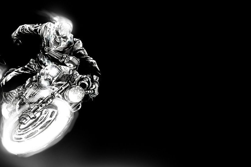 ghost rider 2 ghost rider spirit of vengeance picture art bike skeleton  rider