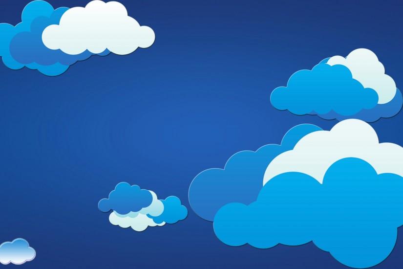 minimalism, art, vector, drawing by illustrator, clouds, background, bkue