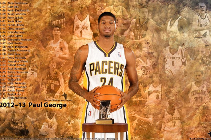 1920x1200 Paul George 2013 Most Improved Player Of The Year 1920Ã—1200  Wallpaper .