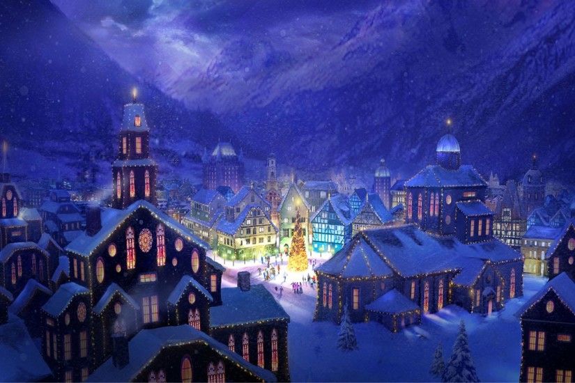 Christmas Village - Christmas Wallpapers - Wholles.com