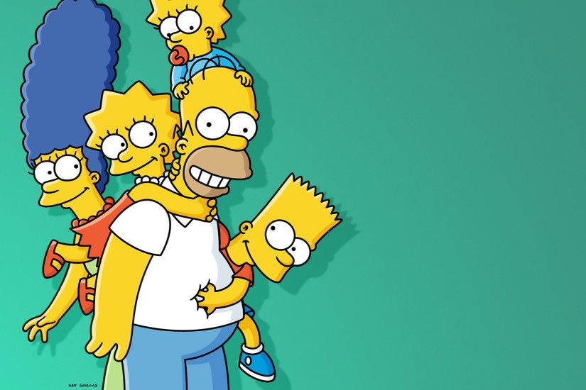 TV Show - The Simpsons Maggie Simpson Marge Simpson Lisa Simpson Homer  Simpson Bart Simpson Wallpaper
