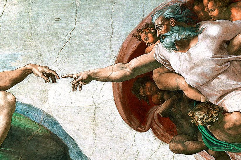 wallpaper paintings Â· Michelangelo