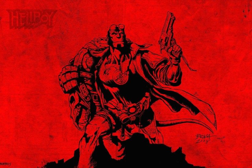 Hellboy Action Fantasy Comics Superhero Demon Monster Sci-fi Hell Wallpaper  At Dark Wallpapers