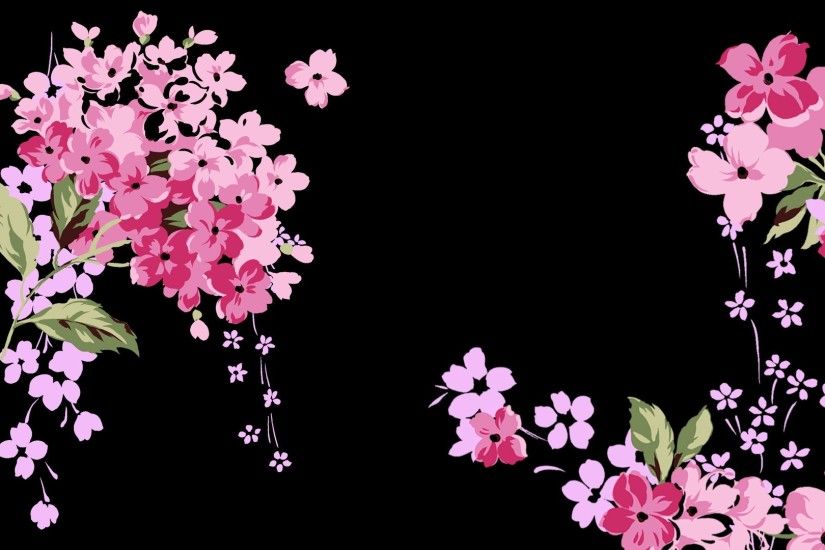 Amusing Pink And Black Flower Wallpaper Nice Inspirational Home Decorating  with Pink And Black Flower Wallpaper