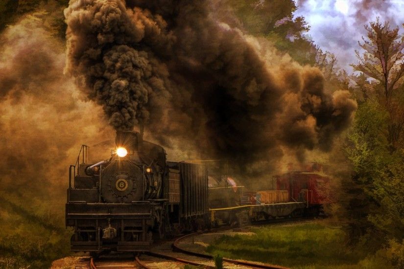 Wallpaper: Steam Locomotives. High Definition HD 1920x1080