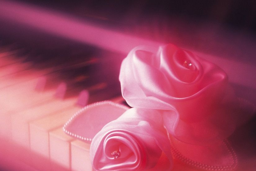 3840x2160 Wallpaper key, rose, soft, pink