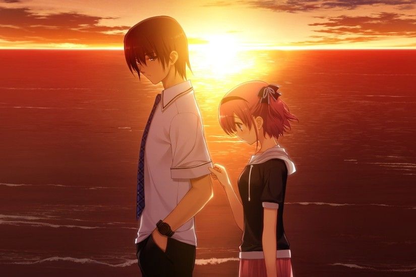Sad Anime Couple Wallpaper HD