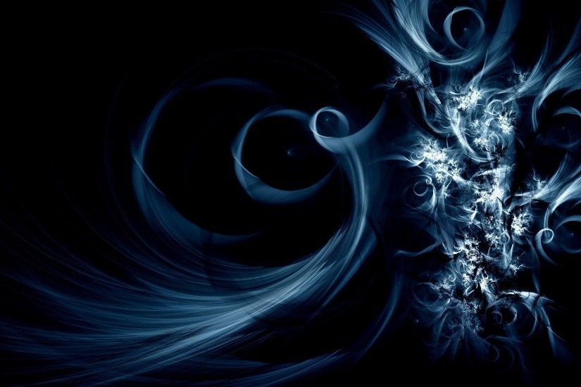 Swirly Blue - Abstract - wallpapers