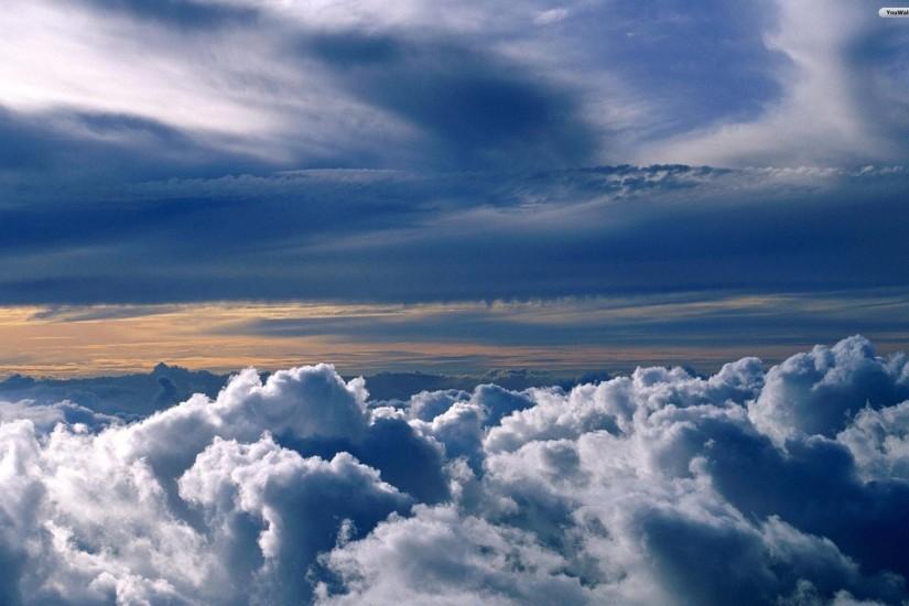 large clouds wallpaper 1920x1200