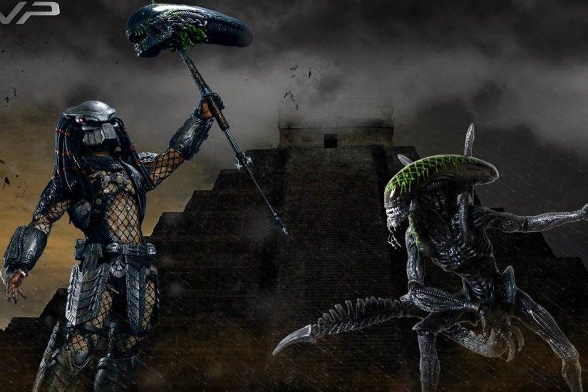 My Free Wallpapers – Movies Wallpaper : Aliens vs Predator – Requiem Predator  Vs. Alien