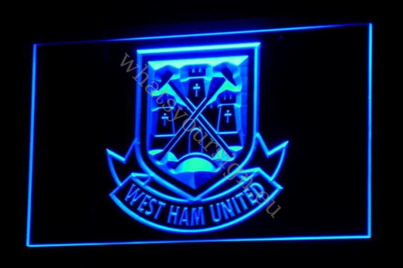 West Ham United F.C. - LED neon light sign display