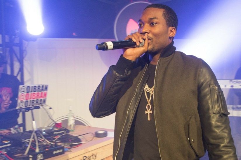 Meek Mills performs during the Bacardi untamable house party on Nov. 20,  2015 in Atlanta, Georgia. (Marcus Ingram/Getty Images for Bacardi)