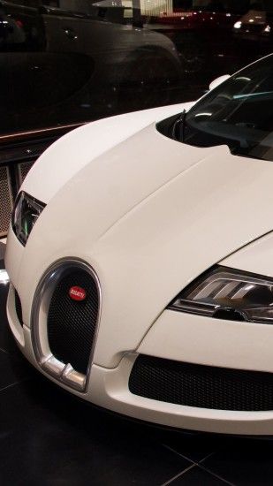 White Bugatti Veyron iPhone 6 Plus HD Wallpaper ...