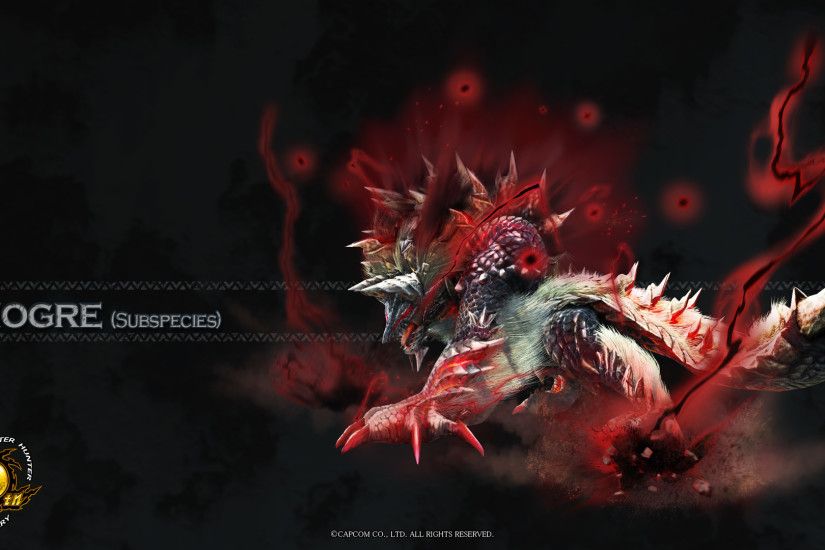 MH 10th Anniversary-Stygian Zinogre Wallpaper 001.jpg - Monster Hunter .