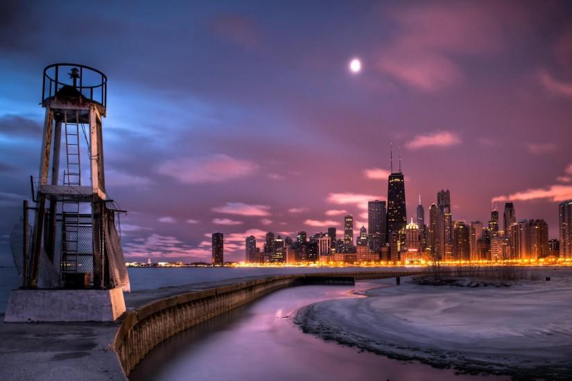 Chicago Skyline Photos Wallpaper for Iphone | wollpopor.