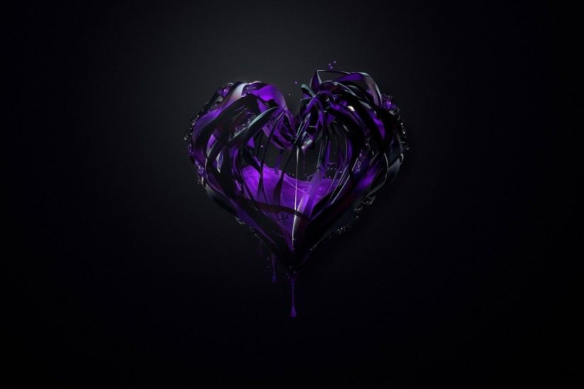 ... purple heart plexus abstract wallpapers purple heart plexus ...