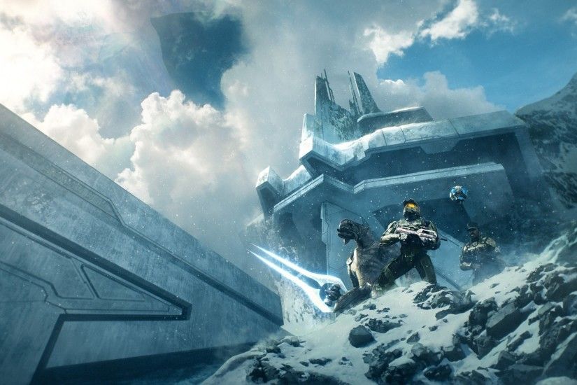 Video Game - Halo 3 Master Chief Soldier Warrior Building Wallpaper