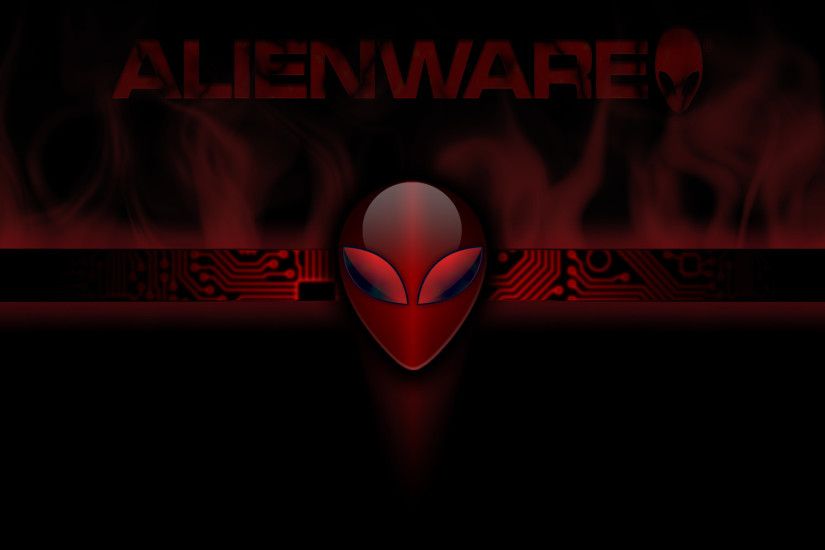 Red Alienware Wallpaper HD
