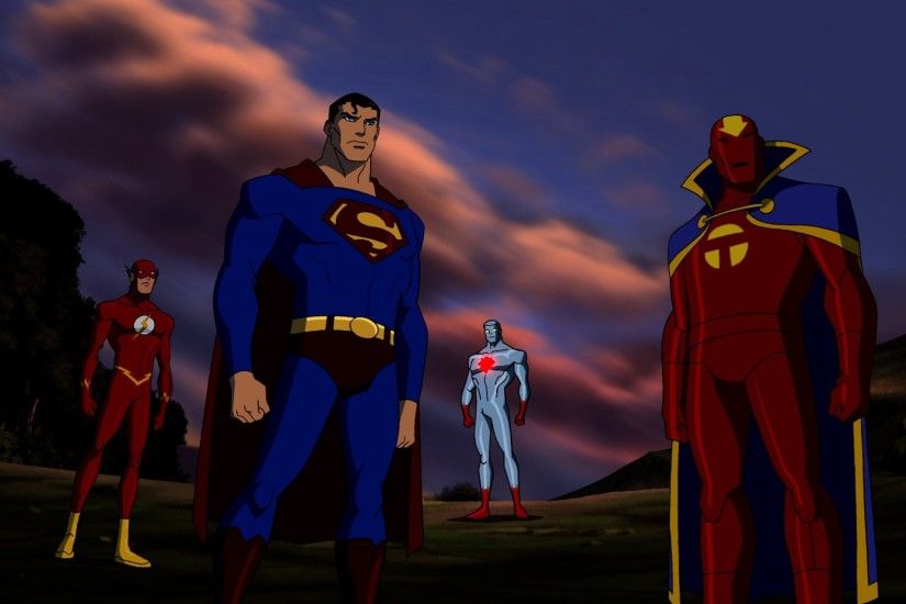 TV Show - Young Justice TV Show Flash Captain Atom Superman Red Tornado  Superhero Wallpaper