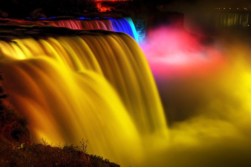 ... Niagara Falls Night View HD desktop wallpaper : Widescreen : High .